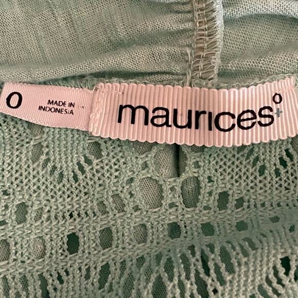 Maurices Green Cardigan Size 0 - Picture 6 of 7